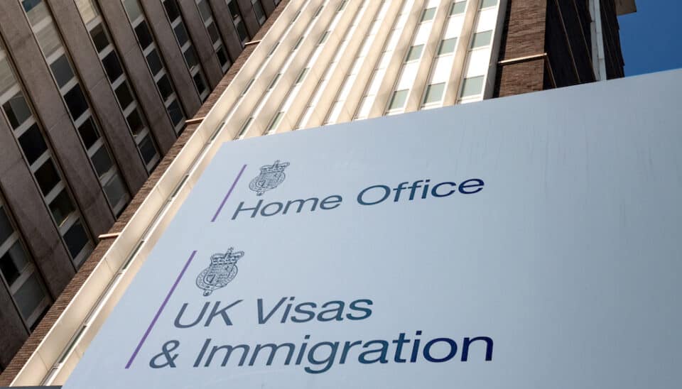 Visas and Immigration Home Office building