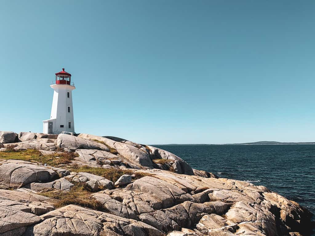 Lighthouse in Nova Scotia.