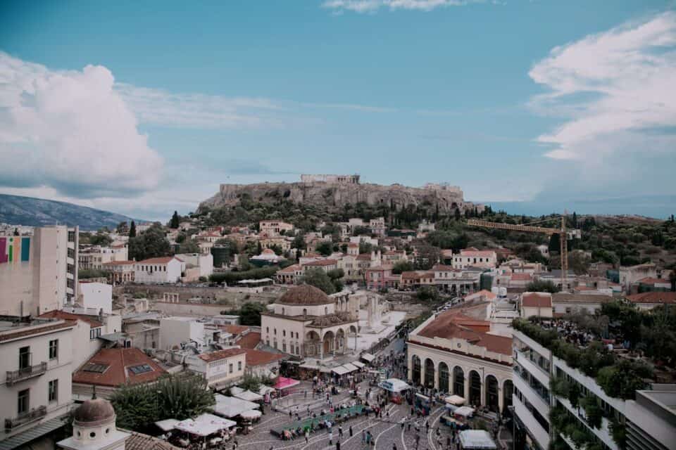 Athens from above.