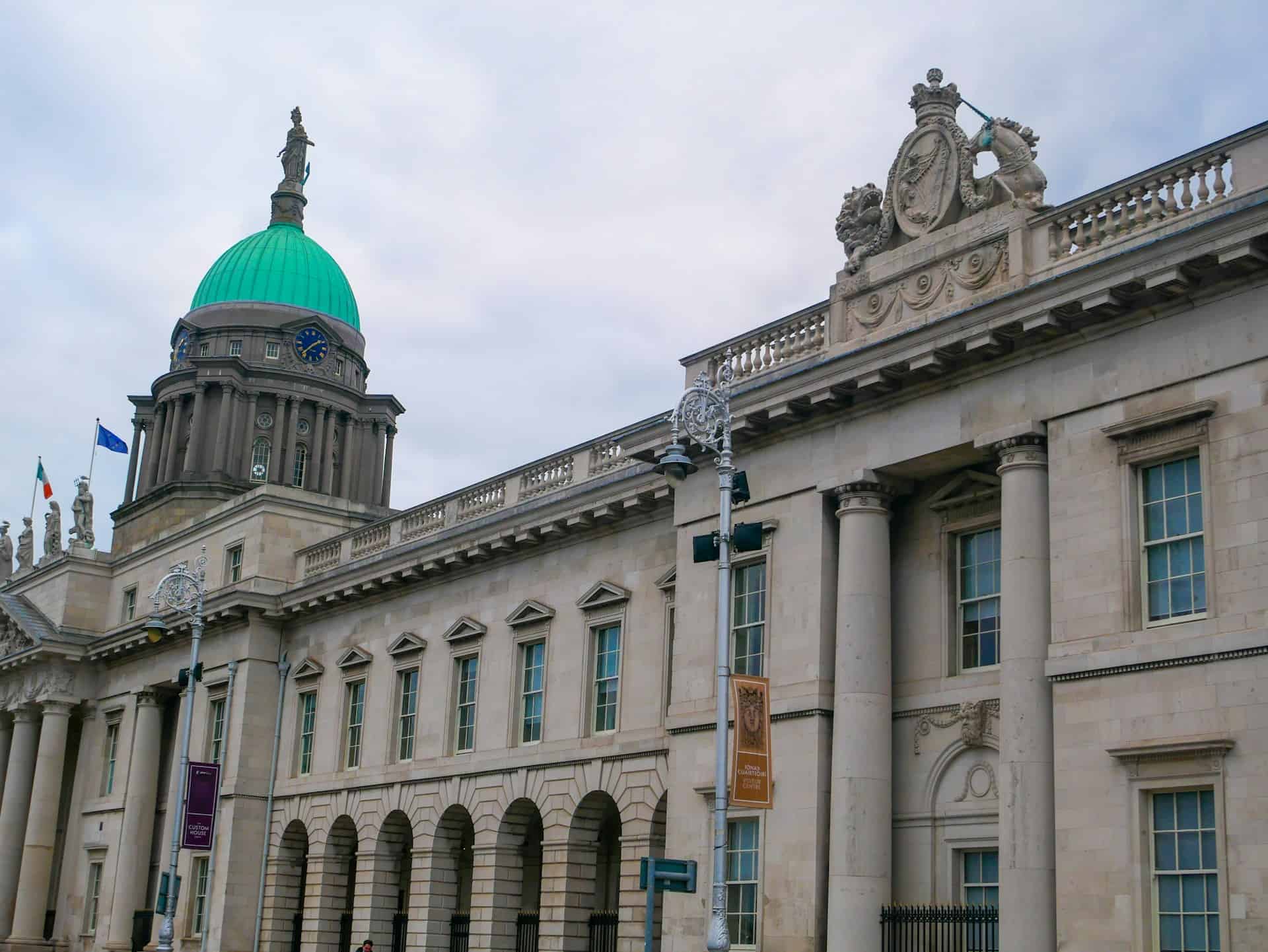 Irish Parliament building, Dublin.