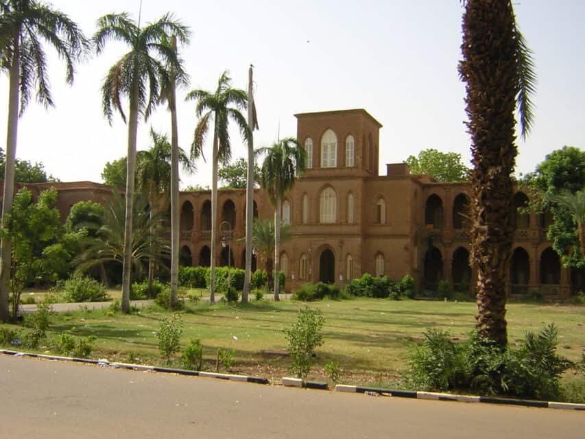 University of Khartoum building, Sudan.