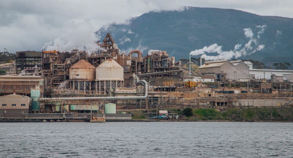 Factory in Hobart, Australia.