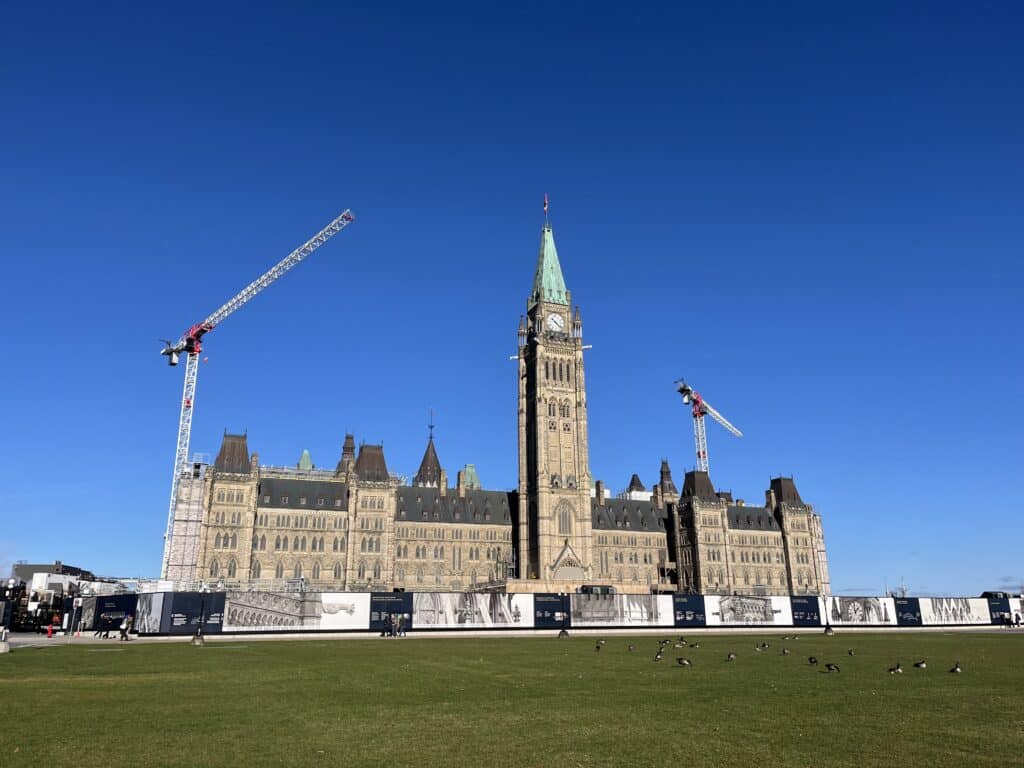 Government building in Ottawa, Canada.