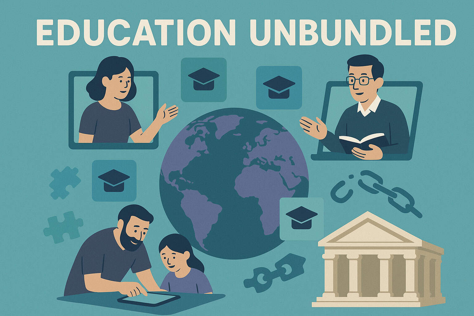 Instrução Unbuncled: Empodering Global Instruction por meio de acreditação baseada em cursos