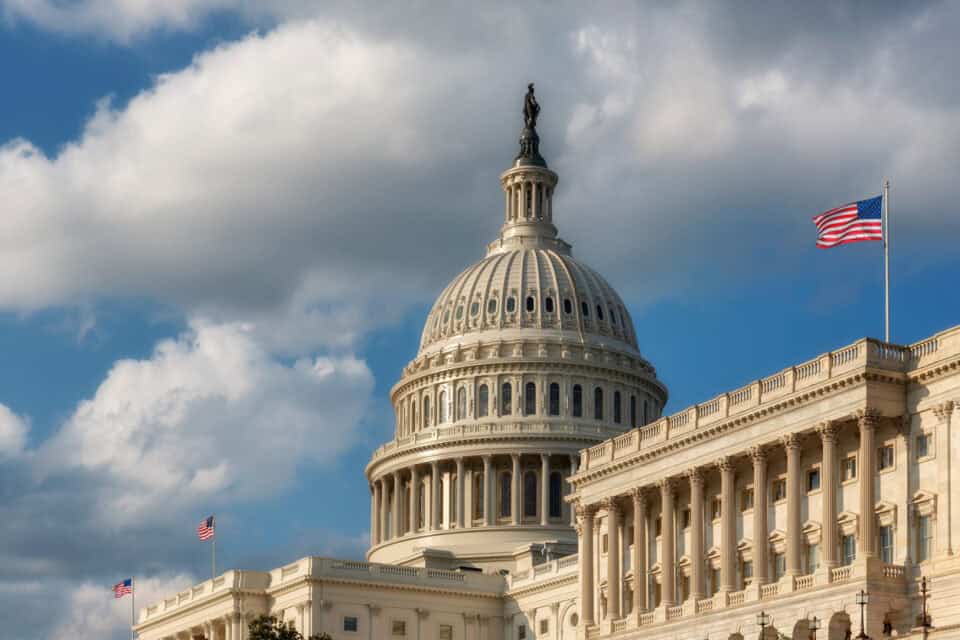 US Capitol building, Washington DC.